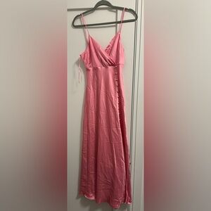NWT Zara Pink Satin Slip Dress